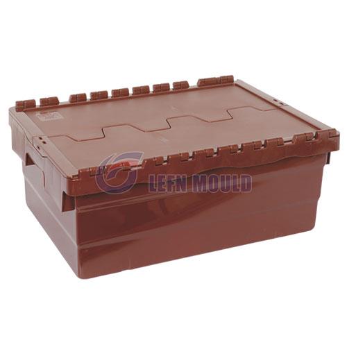 plastic crate with lid injection mould